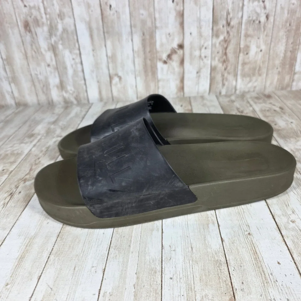 NOBULL Slides Olive Green Sandals‎ Comfort Slides Mens Size 14